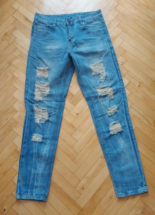 Джинсы рваные мужские