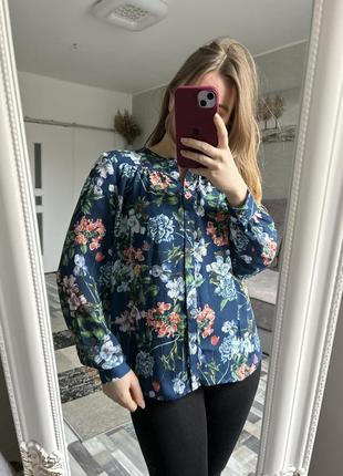Красивая цветочная блуза h&amp;m8 фото