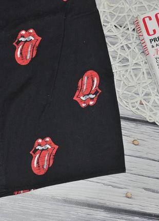 М h&amp;m новая фирменная тенниска рубашка обыкновенного кроя regular fit the rolling stones8 фото