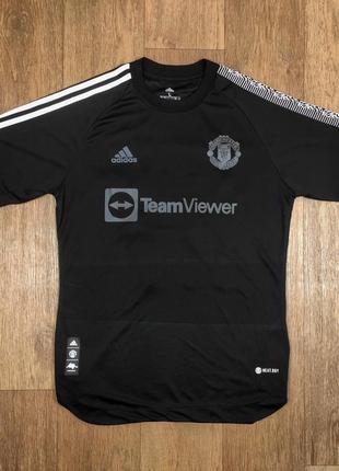 Футболка adidas черная джерси manchester benson teamviewer футбол сокер спортивная с лампасами1 фото