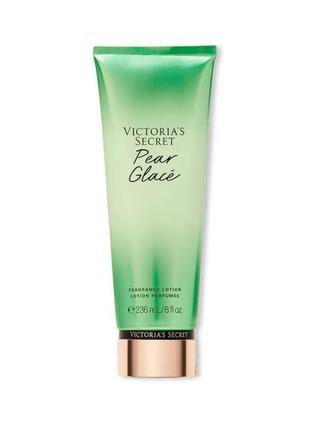 Набор - парфюмированный увлажняющий спрей и лосьон victorias secret pear glace.3 фото