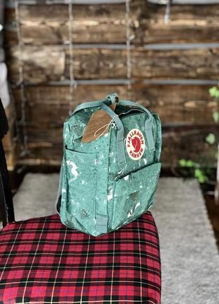 Рюкзак fjallraven kanken mini 7л green купити фьялравен канкен зелений3 фото