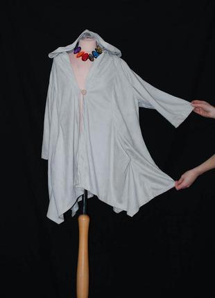 Батал кардиган кардиган блуза куртка вітровка з капюшоном з широкими стегнами з хвостами хвости.