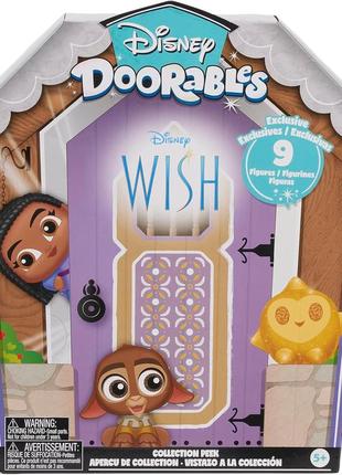 Набір колекційних фігурок disney doorables new wish collector peek