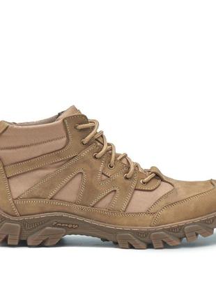 Тактичні весняні черевики койот, військове взуття 39-46рр, тактические военные ботинки демисезонные с натуральной кожи4 фото