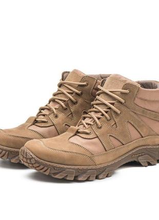 Тактичні весняні черевики койот, військове взуття 39-46рр, тактические военные ботинки демисезонные с натуральной кожи5 фото