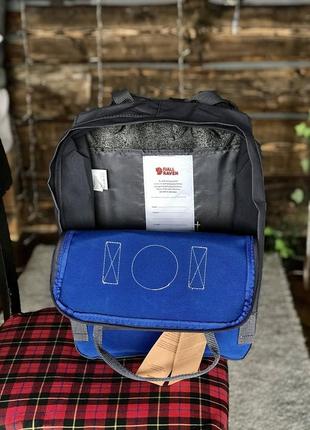 Рюкзак fjallraven kanken blue gray купить фьялравен канкен синий серый5 фото