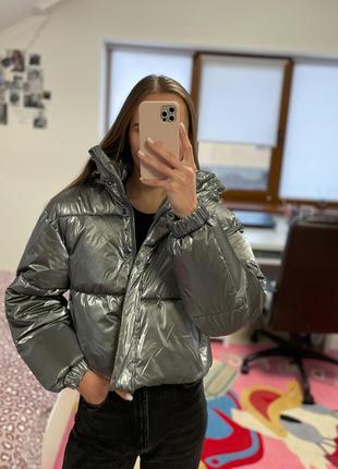Пуффер zara куртка zara
