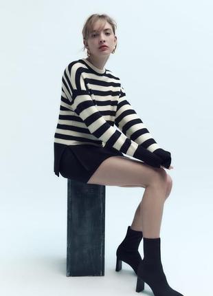 Zara текстильні чоботи демісезонні7 фото