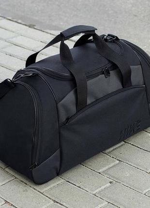 Мужская дорожная спортивная сумка nike djet большая черного цвета для путешествий и тренировок на 552 фото