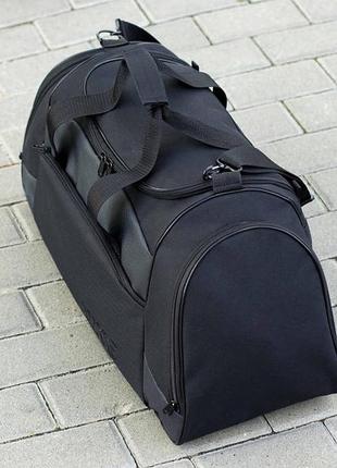Мужская дорожная спортивная сумка nike djet большая черного цвета для путешествий и тренировок на 553 фото