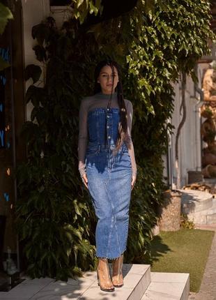 Сукня джинс