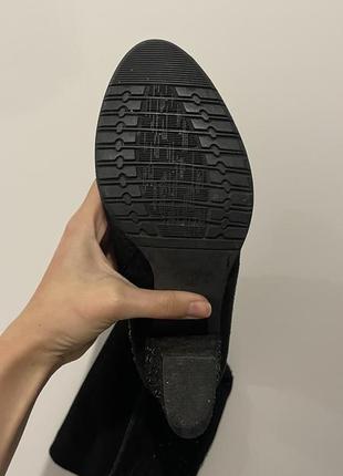 Замшевые сапоги-трубы✨