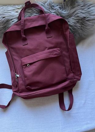 Рюкзак , портфель , рюкзак бордовый1 фото