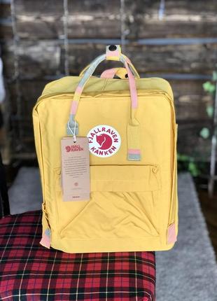 Рюкзак fjallraven kanken yellow купить фьялравен канкен желтый4 фото