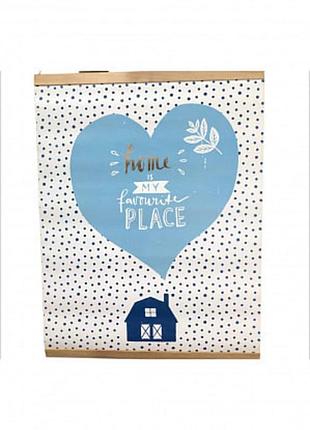 Плакат-постер "home is my favourite place" edeka 50 х 60 см