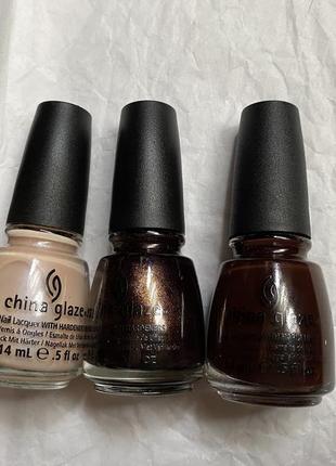 Професійні американські лаки для нігтів china glaze / ціна ща 1 шт