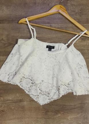 Майка ажурна топ new look, розмір s/m