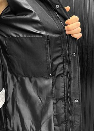 Розпродаж чоловіча куртка парка чорна / распрадажа мужская куртка парка чёрная7 фото