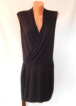 Платье на запах трикотажное benetton