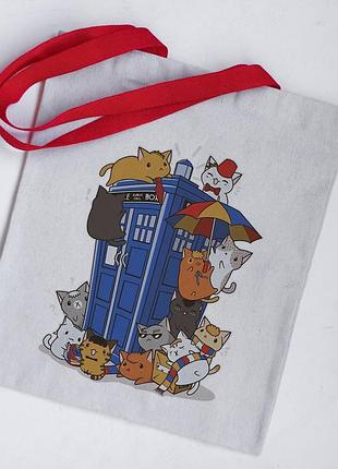Еко сумка шопер doctor who tardis