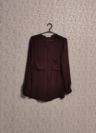 Блуза з довгими рукавами  mango