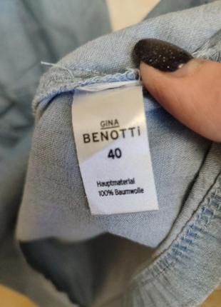 Джинсовое хлопковое платье сафари 4