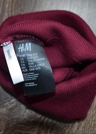Оригінал тепла шапка свіжі колекції h&m ® beani hats3 фото