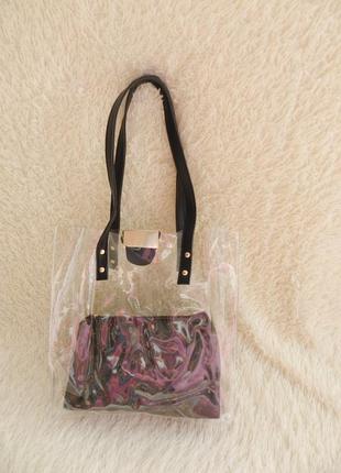 ✅прозрачная сумка