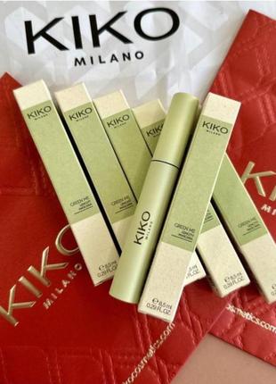 Туш. kiki milano. туш з олією. туш для обʼєму