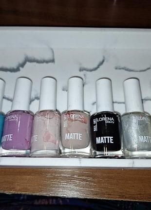 Лак для ногтей lorena matte 10ml