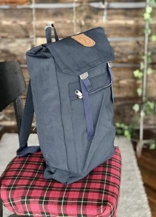 Туристический рюкзак fjallraven foldsack g-1000 blue купить фьялравен синий2 фото