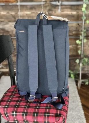 Туристический рюкзак fjallraven foldsack g-1000 blue купить фьялравен синий3 фото