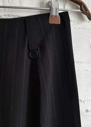 Креативная шерстяная юбка-брюки sarah pacini5 фото