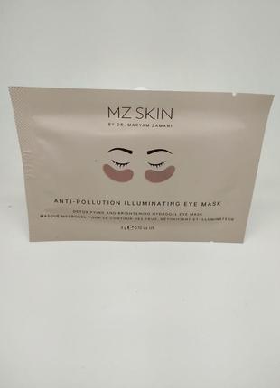 Люксовая маска для глаз mz skin anti-pollution illuminating eye mask