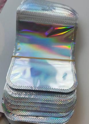 Zip-пакет голографический, зип-пакет