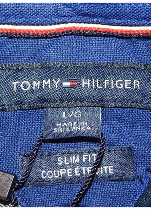 Хлопковая рубашка в клетку tommy hilfiger. new5 фото