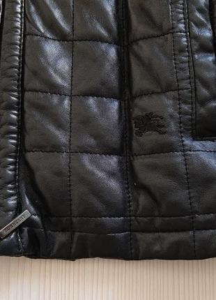 Брендова кофта, куртка зі шкіри та вовни burberry8 фото