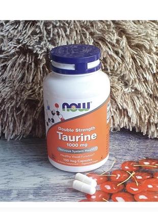 Таурин (taurine) 1000, 100 капсул