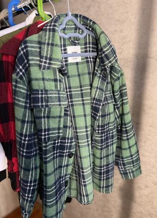 Сорочка тепла в клітинку