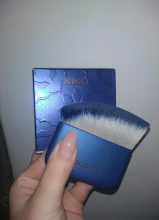 Kiko, kabuki brush, косточка, кисть для макияжа, кисть, кабуки, кабуки,