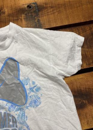 Детская хлопковая футболка с принтом disney (дисней 9-10 лет 134-140 см идеал оригинал разноцветная)5 фото