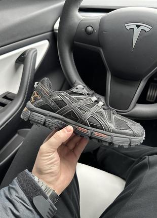 Кросівки asics gel-kahana 8 black gold pink 36-45 унісекс