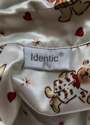 Очаровательная сатиновая пижамка на хлопковой основе от identic2 фото