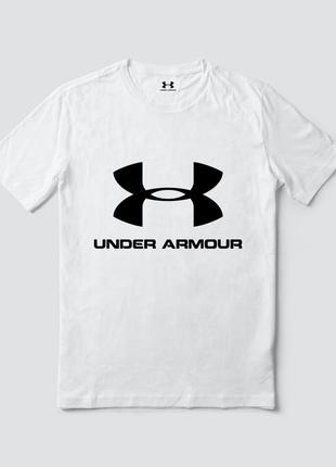 Женская футболка оверсайз oversize under armour stretch андер армор белая