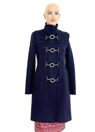 Icb пальто шерсть 💯 синее дизайнерское япония2 фото