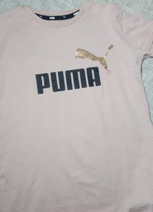 Футболка classics logo  pink рожевий puma2 фото