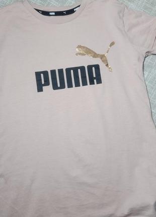 Футболка classics logo pink розовый puma3 фото