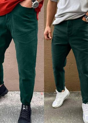 Брюки брюки мужские джоггеры джоггеры дожжей повседневные нарядные стильные базовые джинсы джинсовые чер1 фото