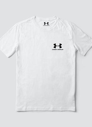 Женская футболка оверсайз oversize under armour stretch андер армор белая